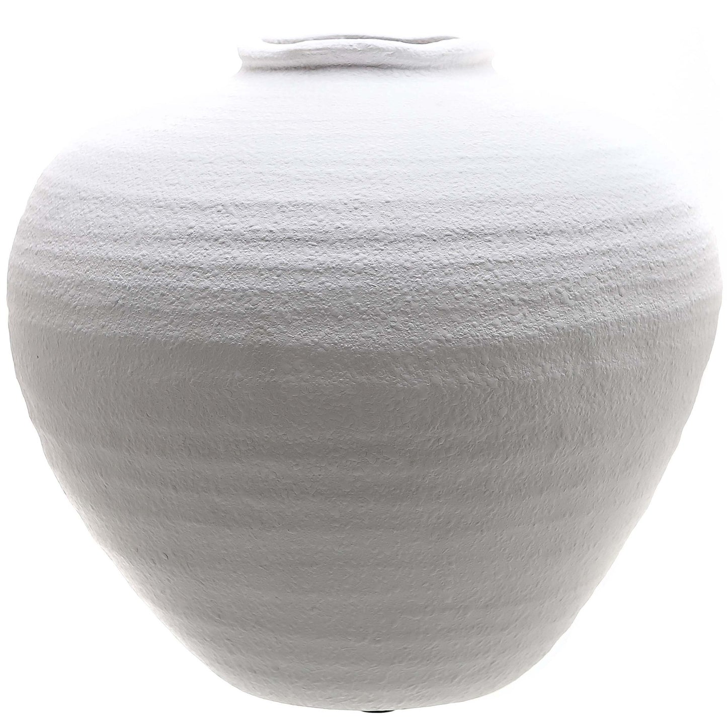 Regola Ceramic Matte White Vase