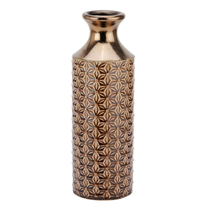 Seville Caramel Fluted Vase