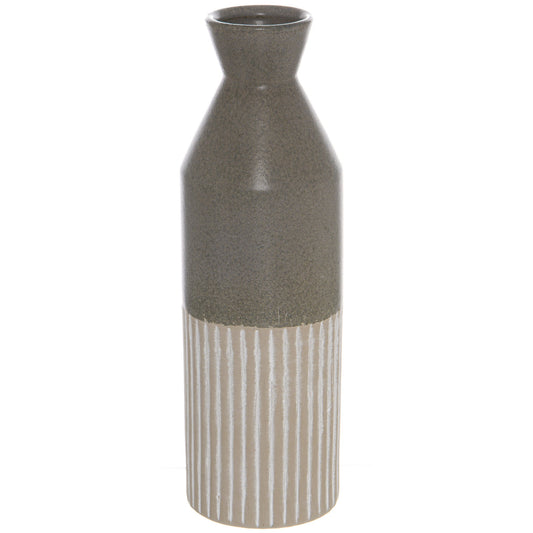 Mason Ceramic Ellipse Grey Tall Vase