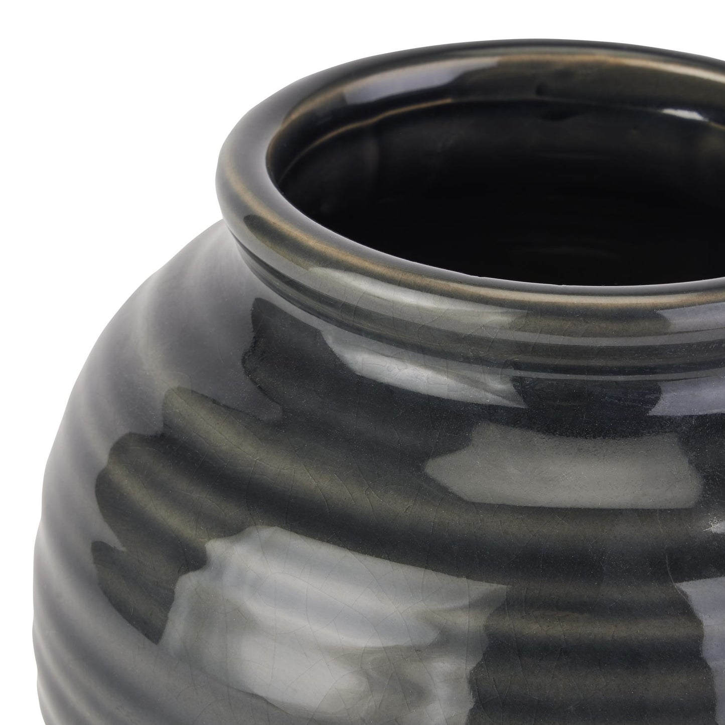 Seville Navy Squat Vase