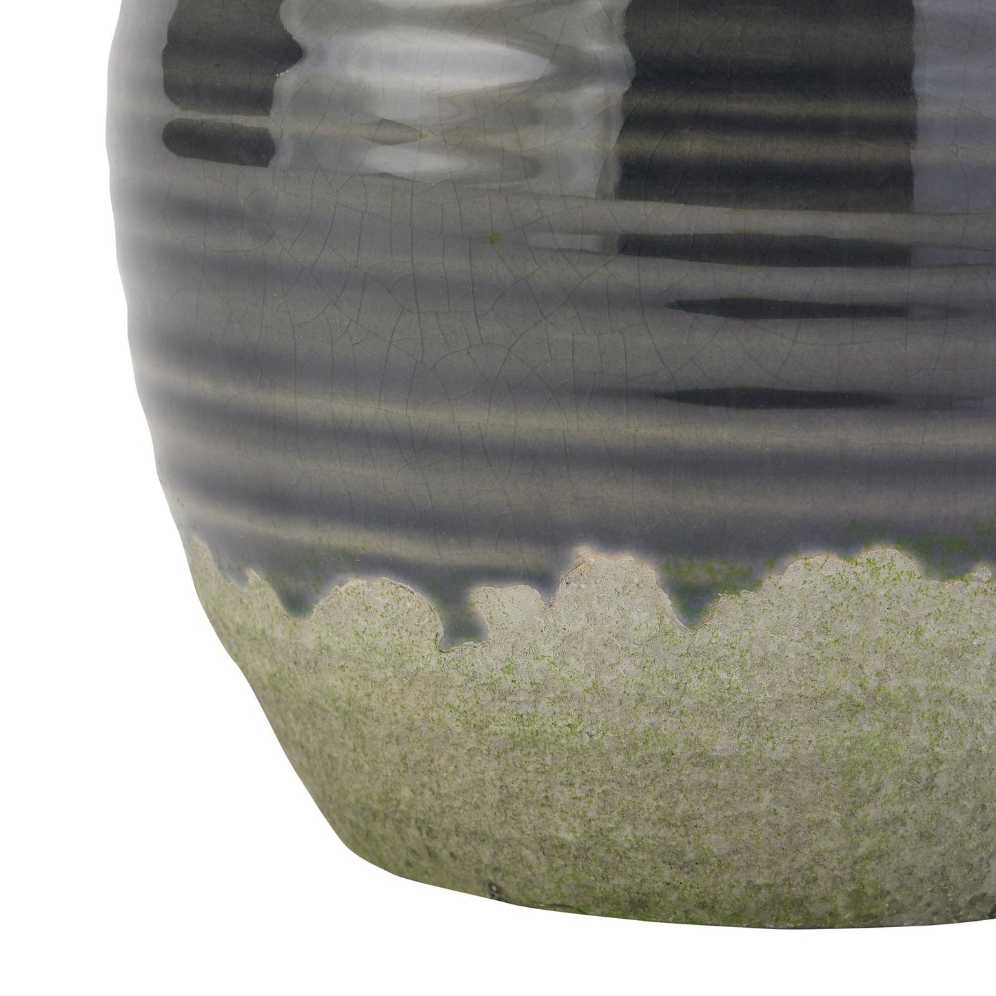 Seville Navy Squat Vase