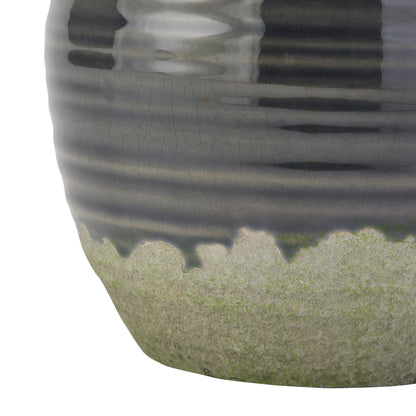 Seville Navy Squat Vase