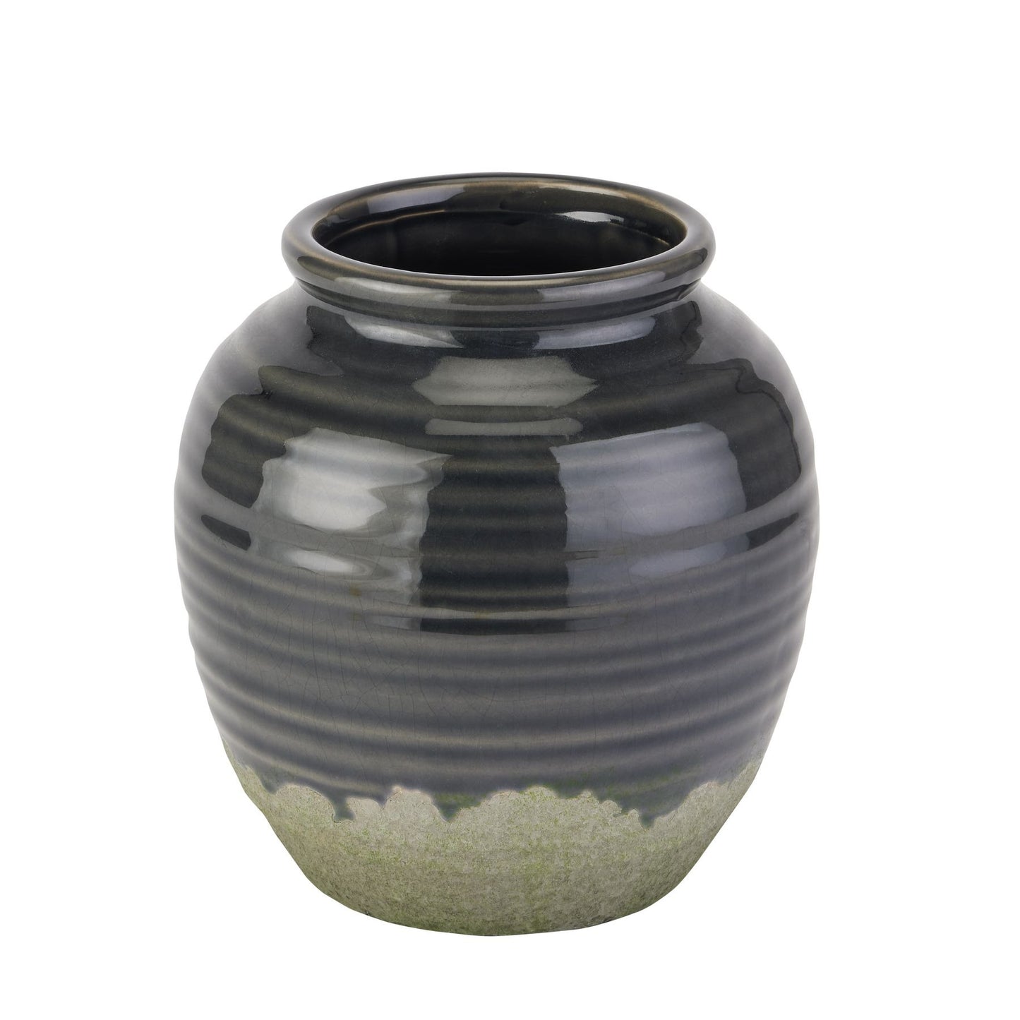 Seville Navy Squat Vase
