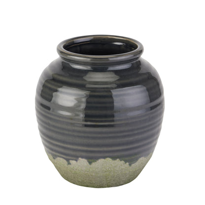 Seville Navy Squat Vase