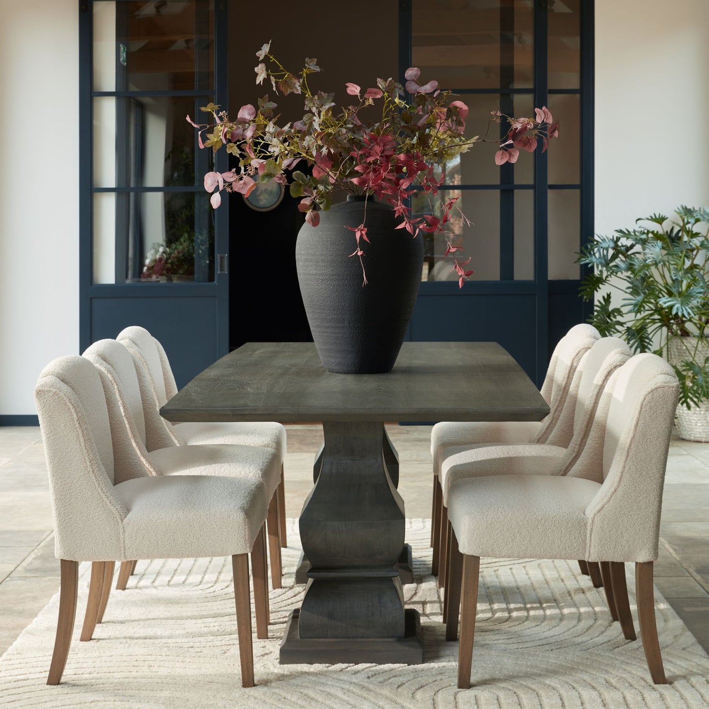 Astral Matte Black Tall Vase