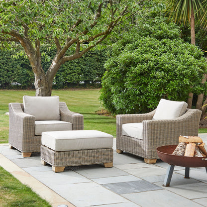 Capri Outdoor Foot Stool