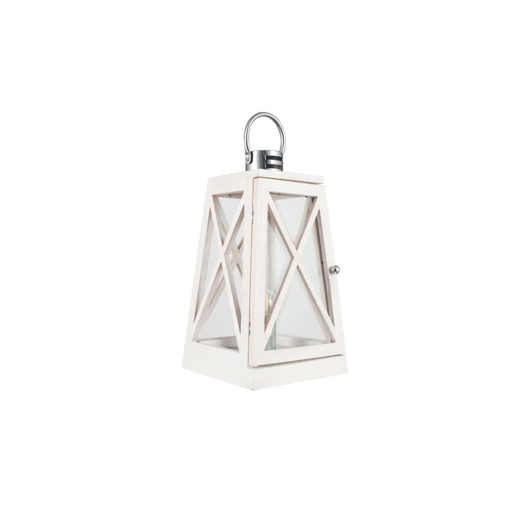 Devon Chrome Lantern Table Lamp