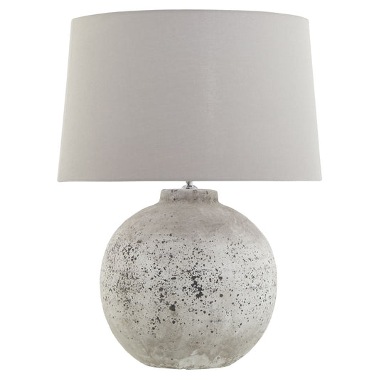 Tiber Large Stone Ceramic Table Lamp