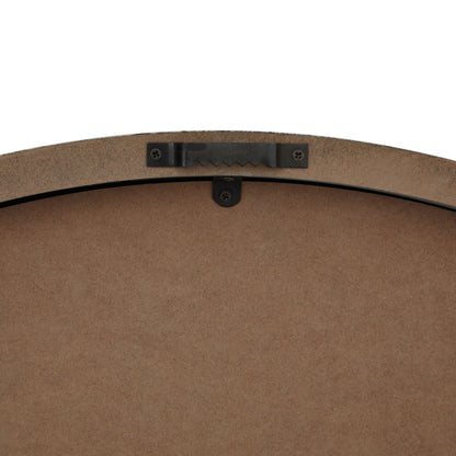 Embossed With Glass Wall Clock