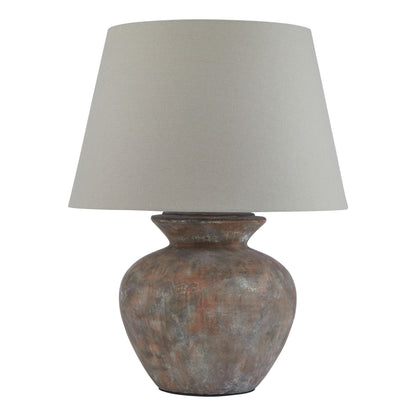 Siena Brown  Round Table Lamp