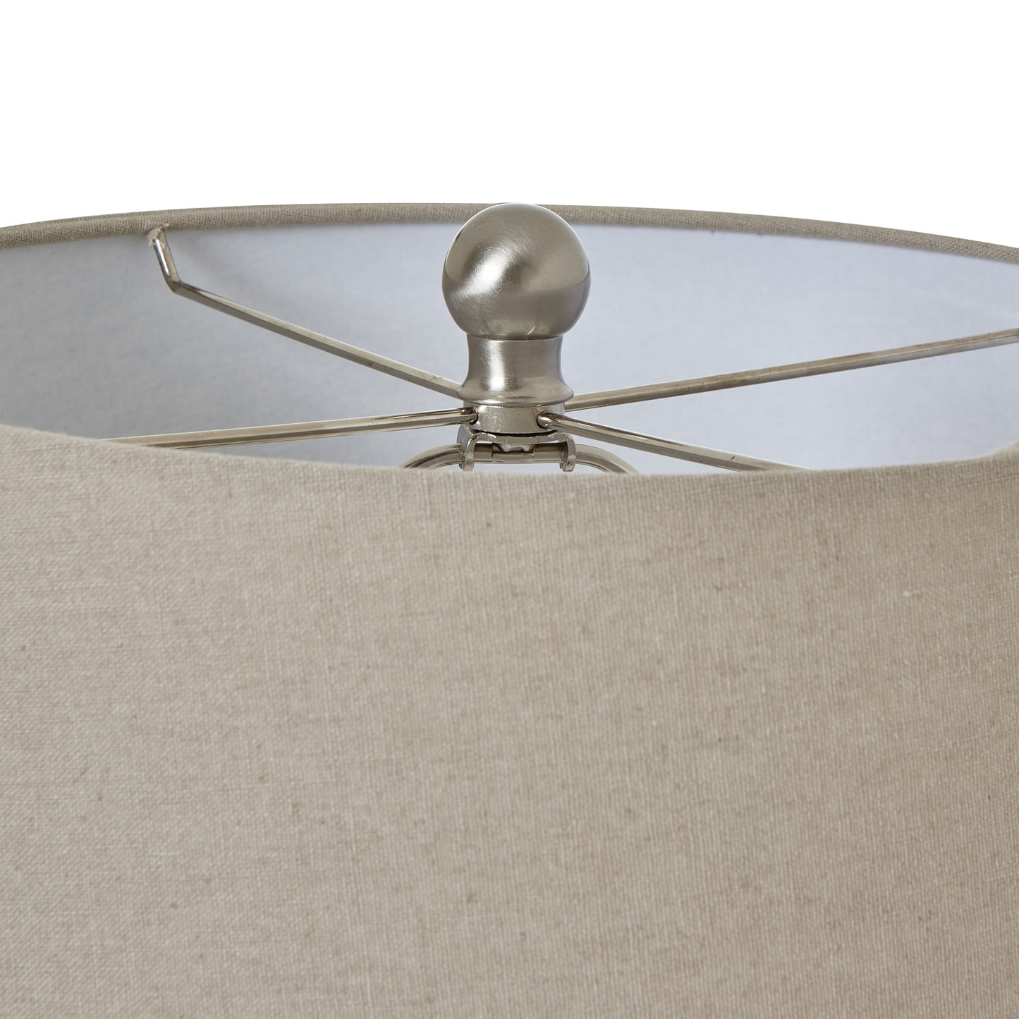 White Ceramic Pot Table Lamp