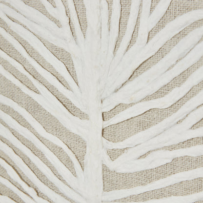 Plume White Feather Large Framed Wall Art