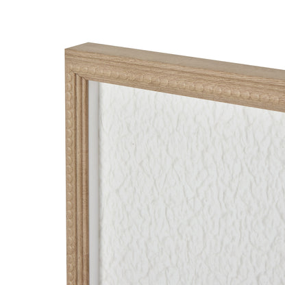 Quill White Feather Large Framed Wall Art