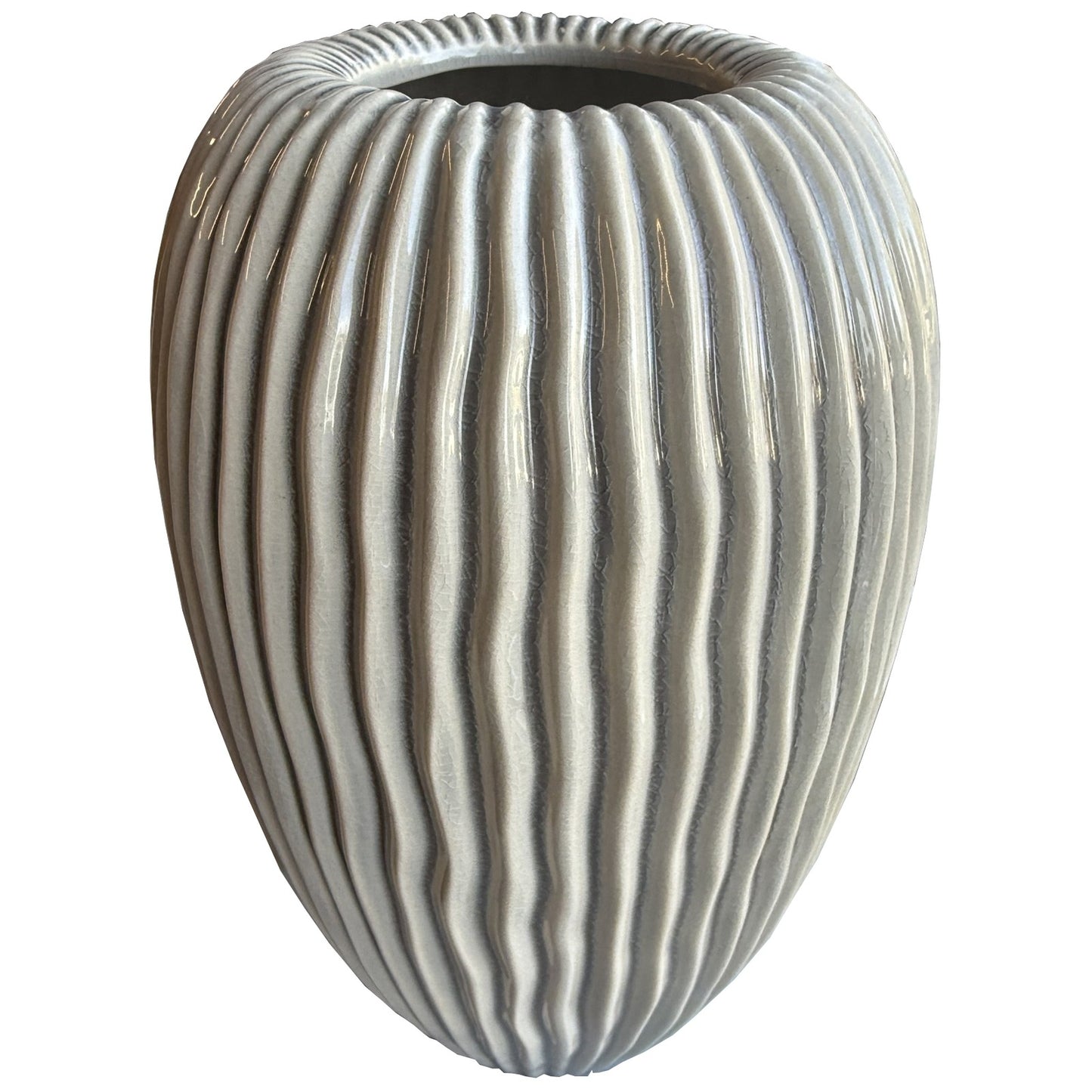 Pallida Striped Large Vase
