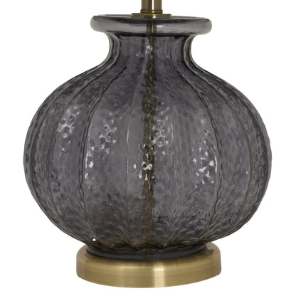 Luxton Glass Fluted Table Lamp