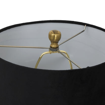 Luxton Glass Ribbed Table Lamp