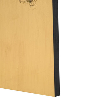 Frameless Canvas Black or White and Gold Abstract