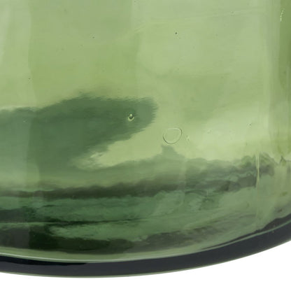 Recycled Glass Forest Green Bottle Vase