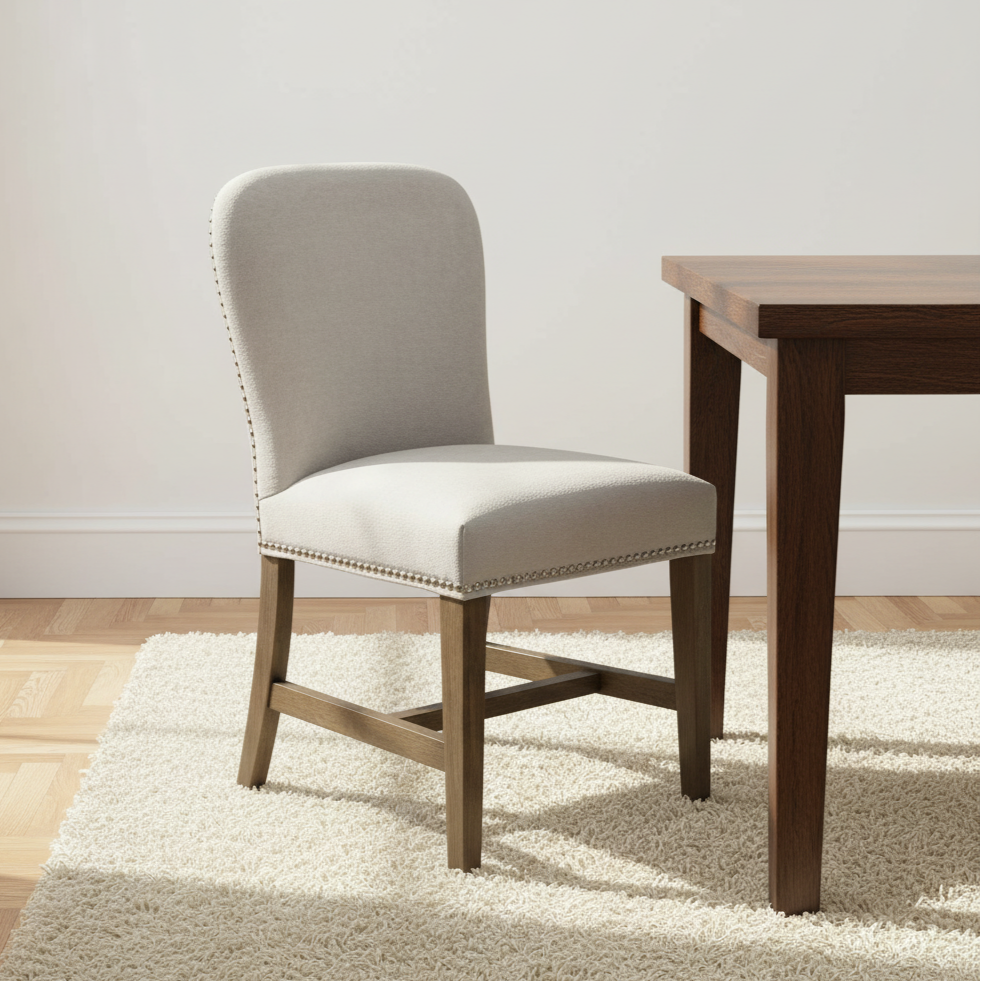 Cobham Grey Fabric Dining Chair