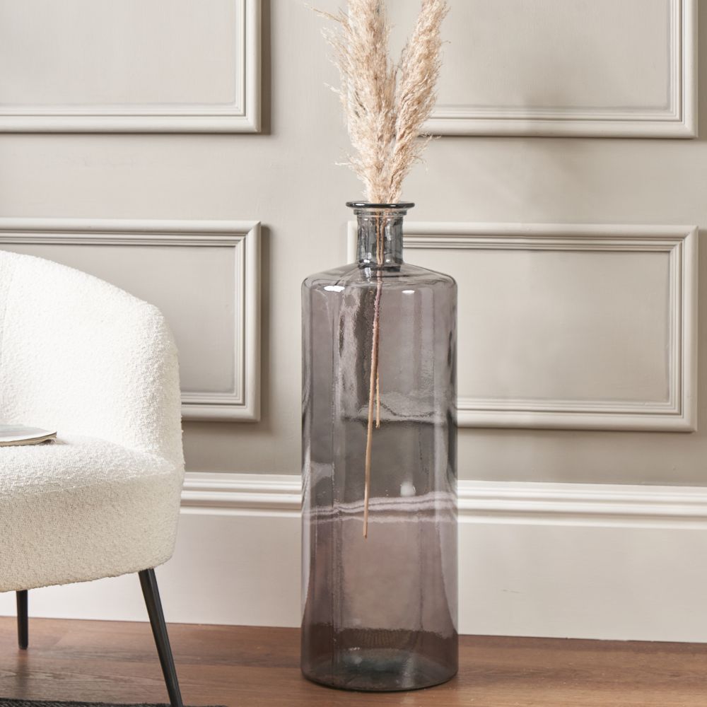 Recycled Glass Bottle Vase Tall