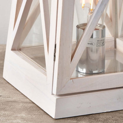 Devon Chrome Lantern Table Lamp