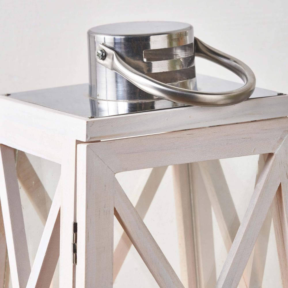 Devon Chrome Lantern Table Lamp