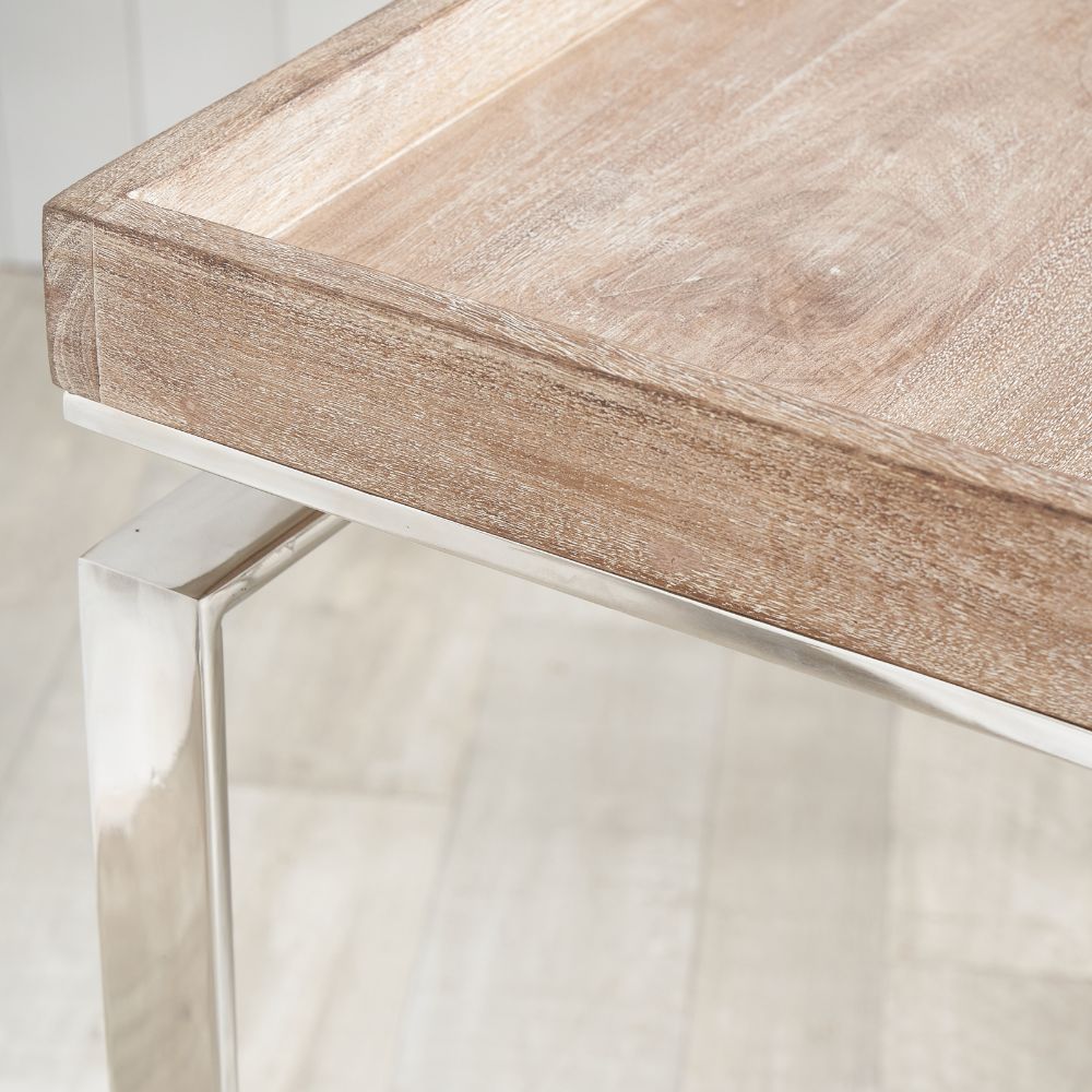 Evelyn Mango Wood Console Table