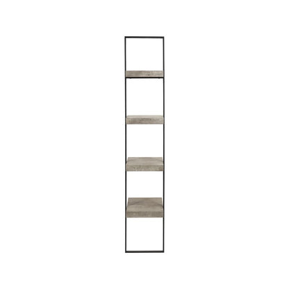 Jersey Concrete Effect 4 Shelf Unit