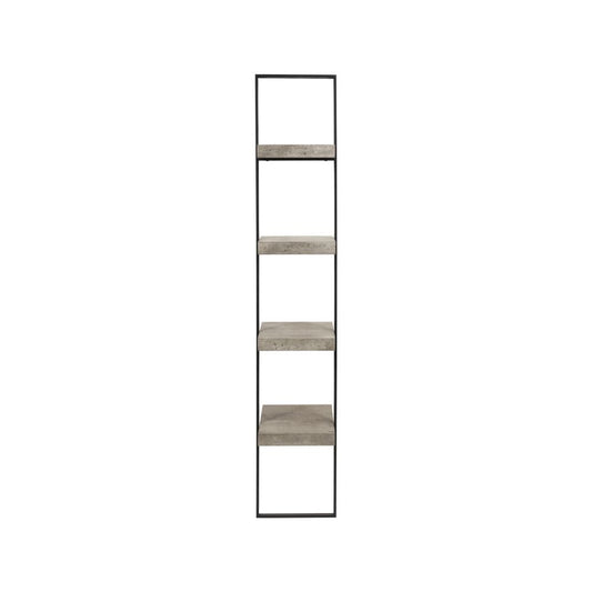 Jersey Concrete Effect 4 Shelf Unit