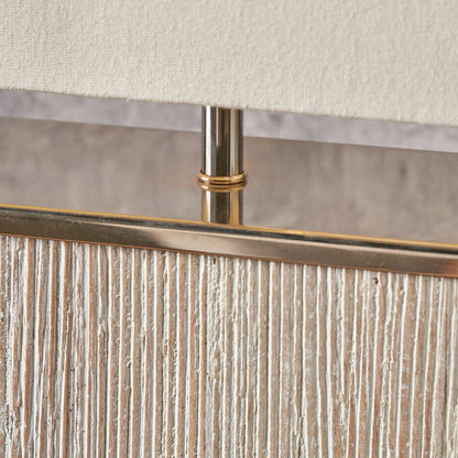 Hampton Wood White Wash Table Lamp