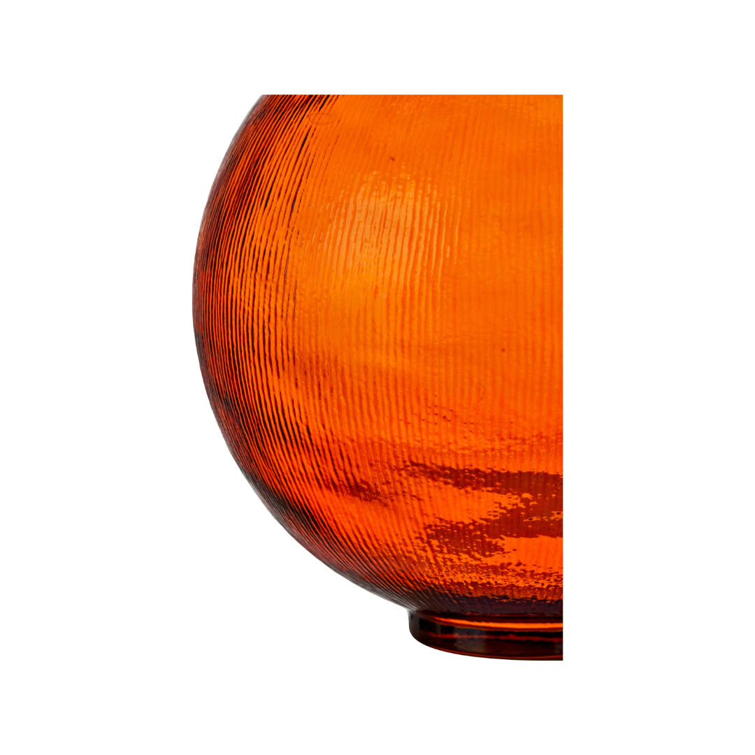 Recycled Glass Round Vase
