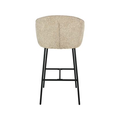 Kelsby Mocha Textured Bar Stool