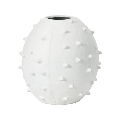 Metal Vase with Bobbles