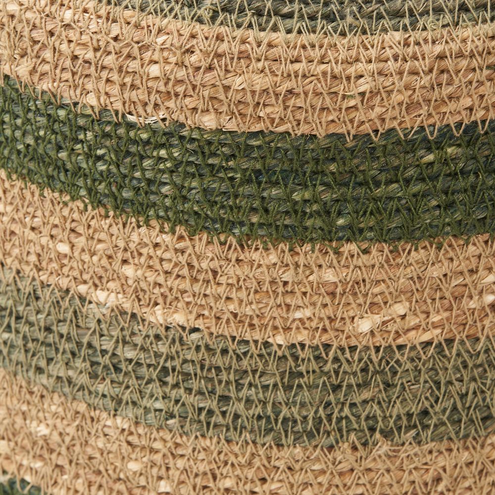 Seagrass Stripe Round Basket