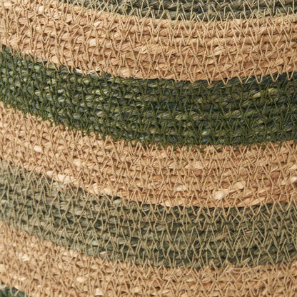 Seagrass Stripe Round Basket