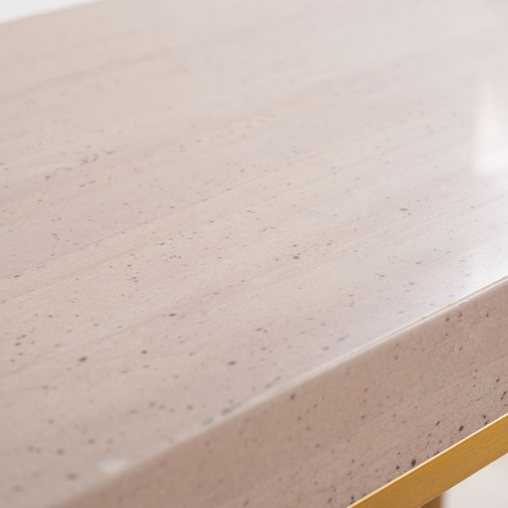 Madison Granite and Metal Console Table