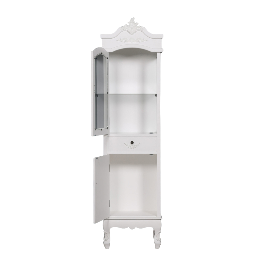 Aurelian French White Display Cabinet