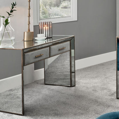 Brindisi Mirrored Glass Console Table