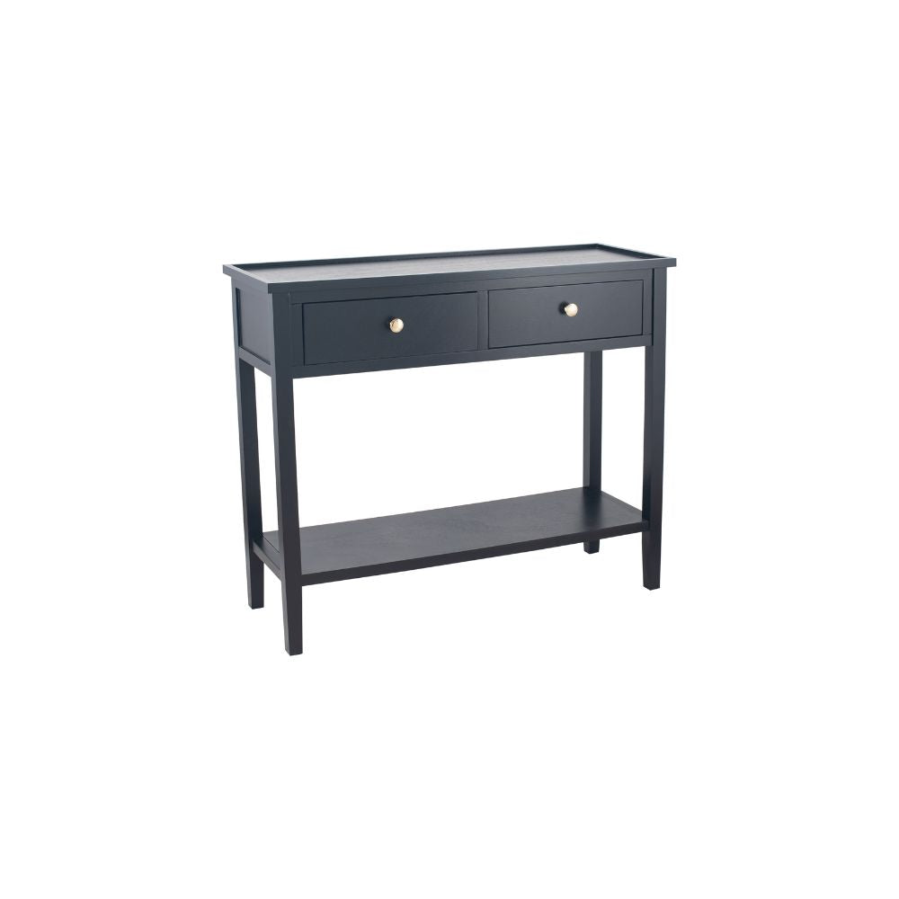 Chelmsford Pine Wood 2 Drawer Console Table