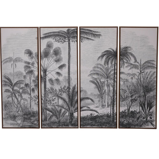 Palm Set of Four Framed Wall Art
