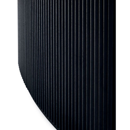 Louis Fluted 1.8m Extendable Dining Table Black