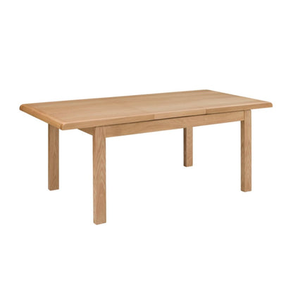 Curve 1.5m Oak Extendable Dining Table
