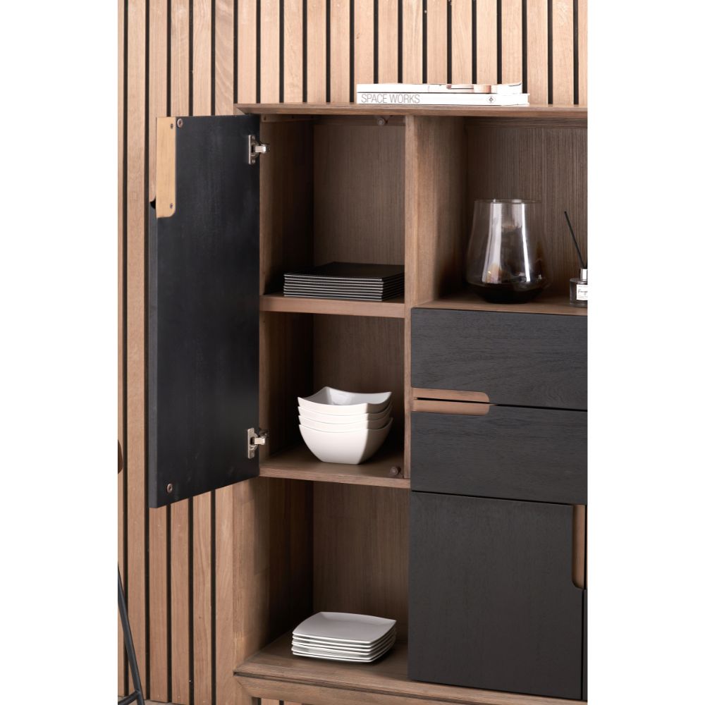 Gio Acacia Wood Shelf Unit