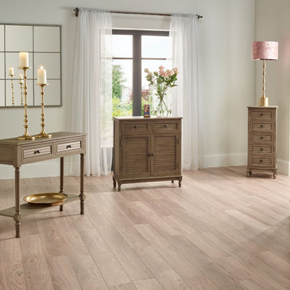 Ashwell Taupe Pine Wood Sideboard