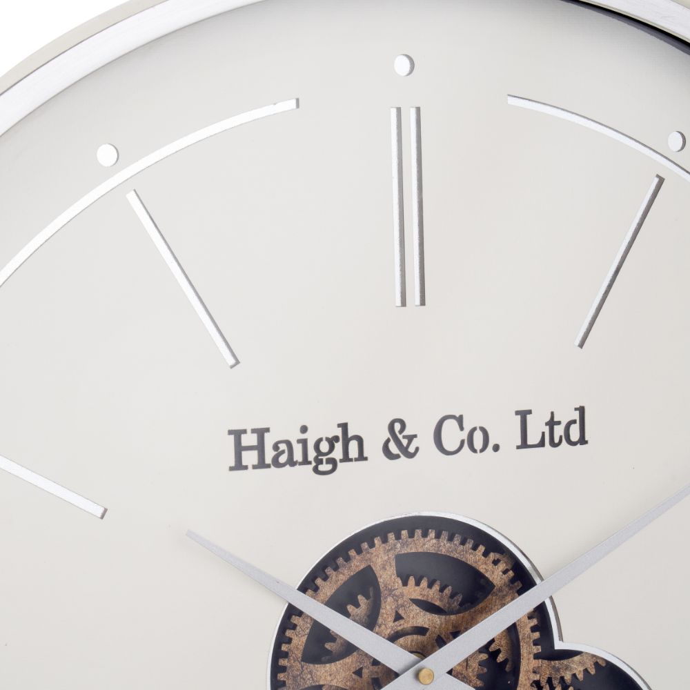 Wood Working Cog Wall Clock