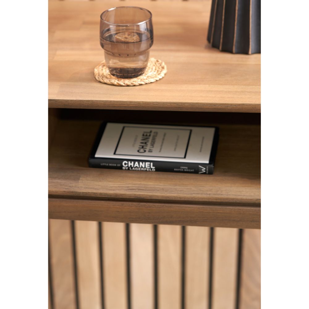 Gio Acacia Wood 1 Drawer Console Table