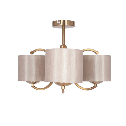 Arcadia 3 Arm Semi Flush Pendant
