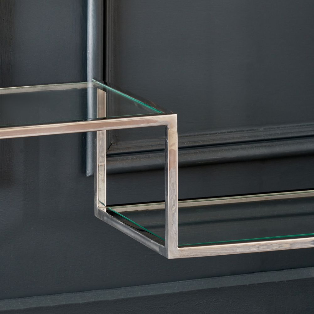 Aleandra Glass Console Table