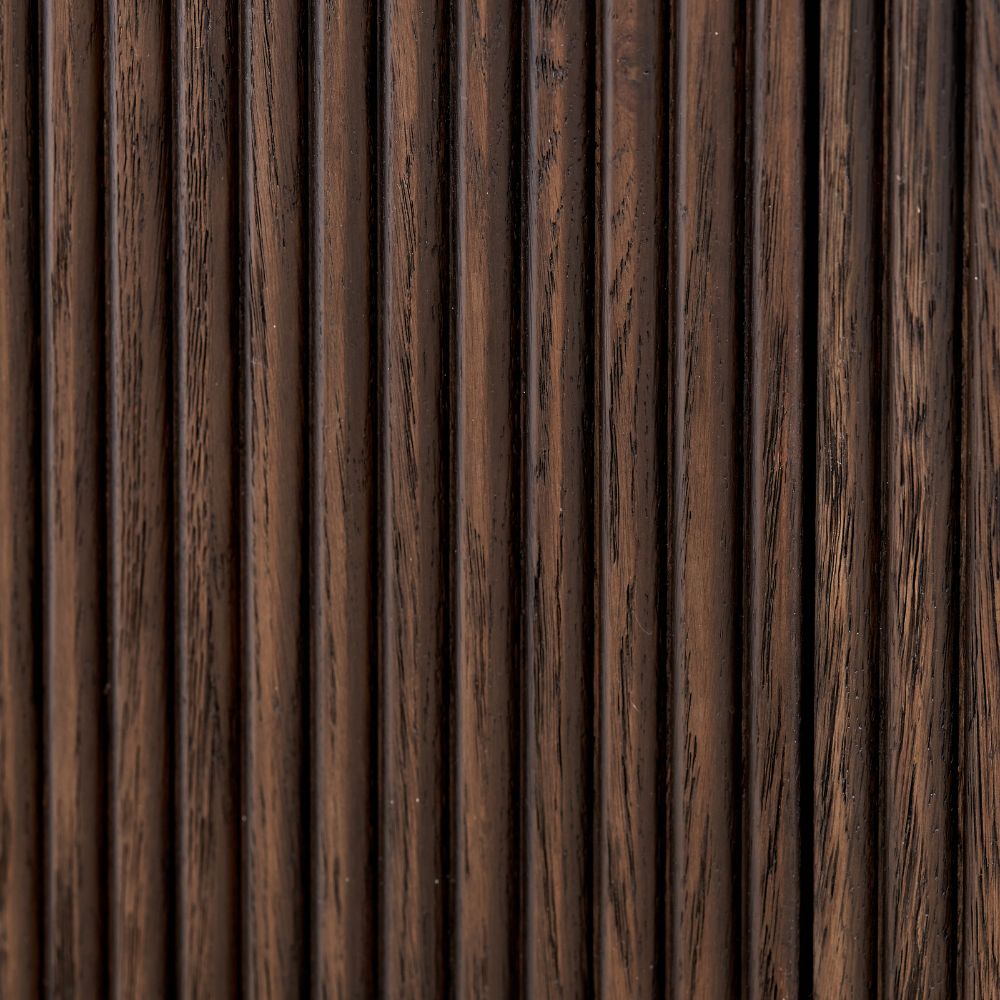 Raie Dark Brown Pine Wood Sideboard