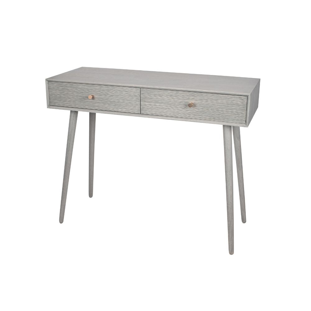 Chaya Pine Wood 2 Drawer Console Table